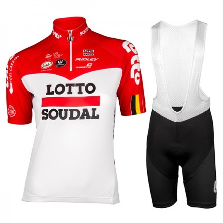 Tenue Cycliste et Cuissard à Bretelles 2018 Lotto Soudal N001